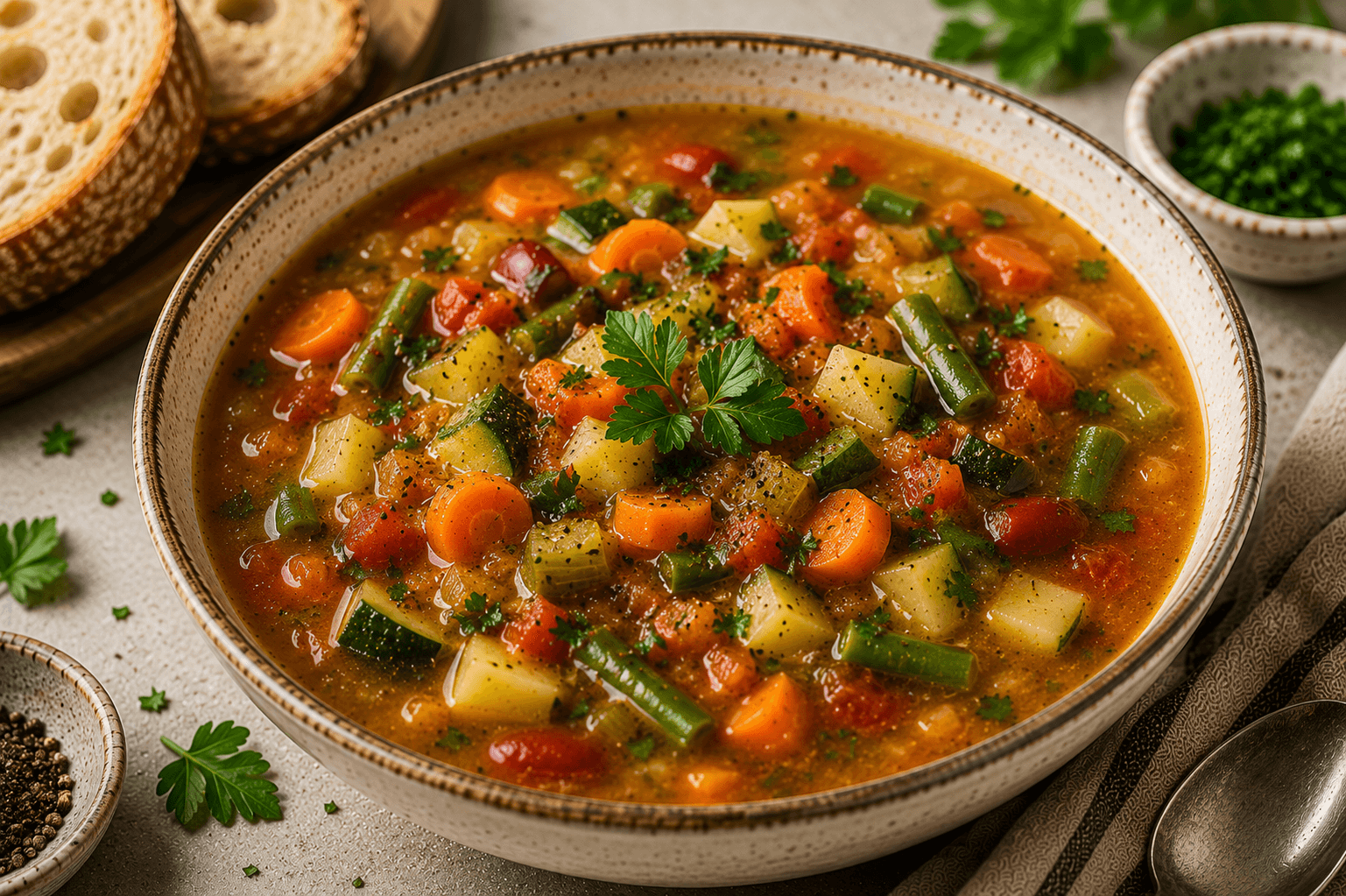 Mediterranean Vegetable Soup